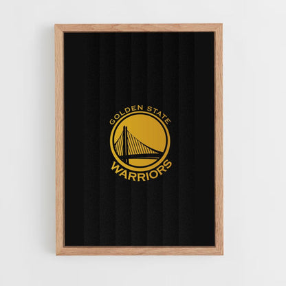 Poster con logo Golden State Warrior