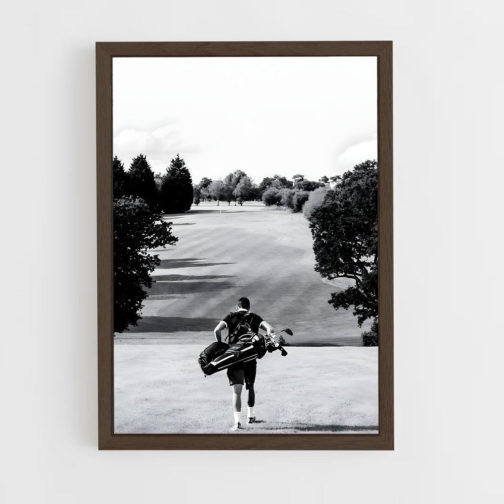 golf-2 cadre Bois foncé
