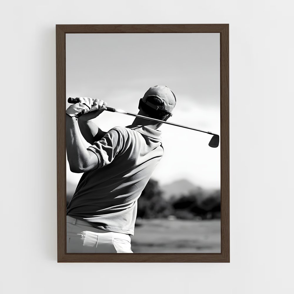 golf-3 cadre Bois foncé