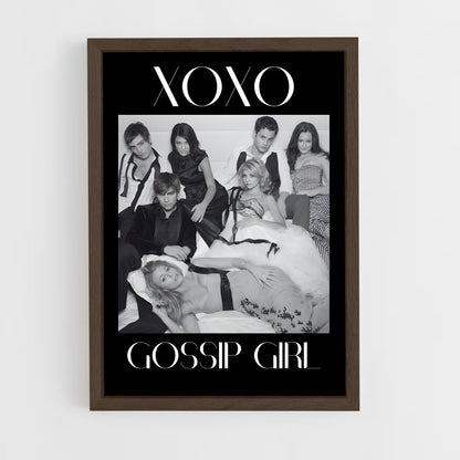 gossip-girl-2 cadre Bois foncé