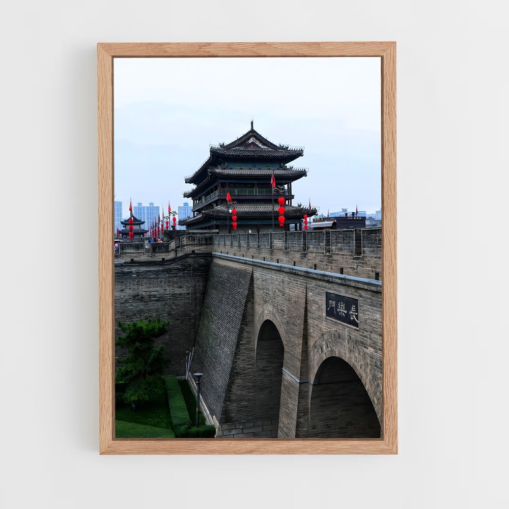 great-wall-of-china-16 cadre Bois clair