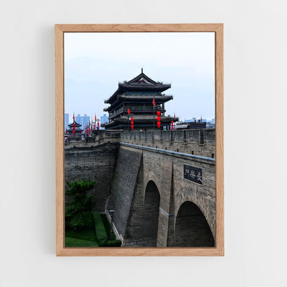 great-wall-of-china-16 cadre Bois clair