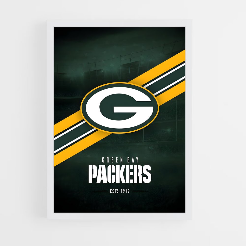 green-bay-packers-2 cadre Blanc