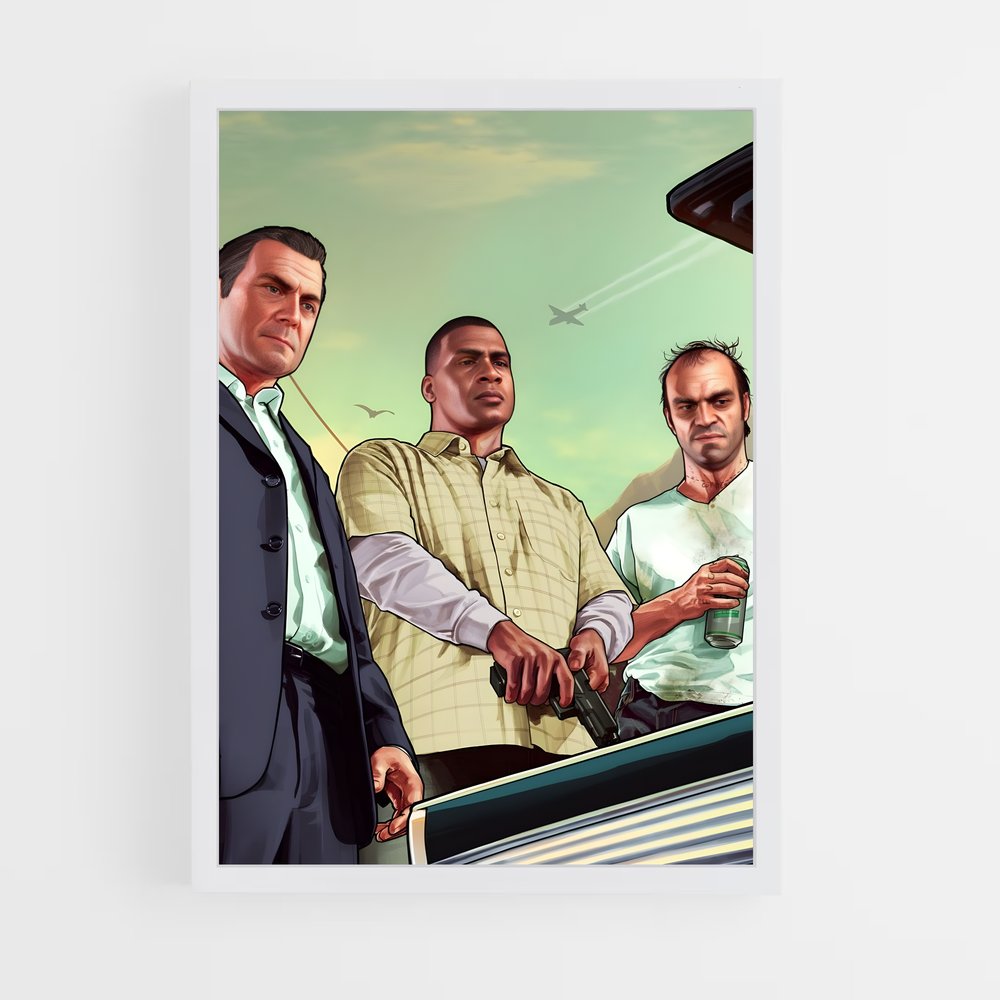 gta-v-12 cadre Blanc