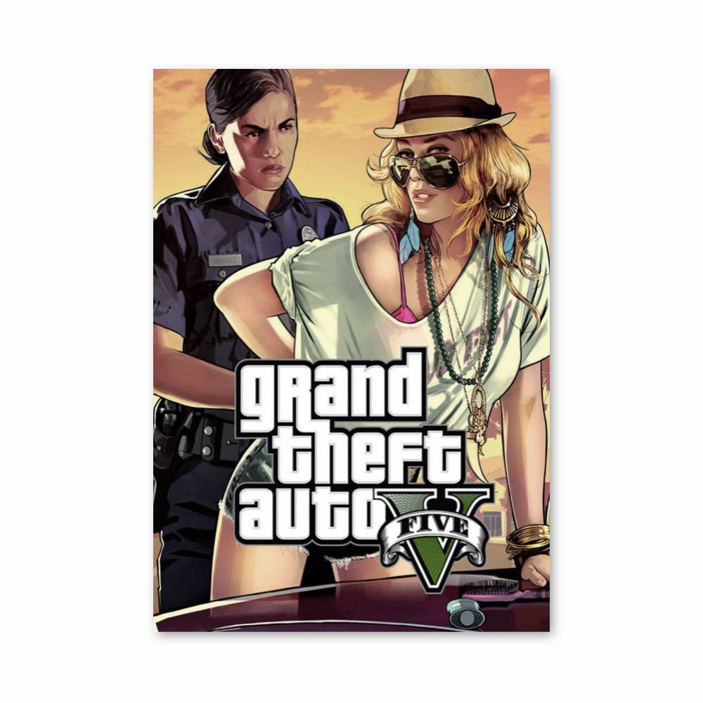 Poster GTA V Femme