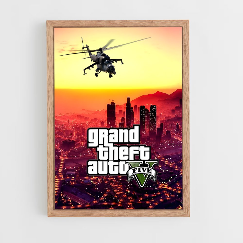 gta-v-15 cadre Bois clair