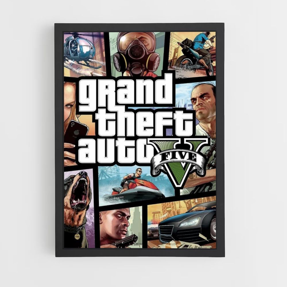 Copertina del poster di GTA V