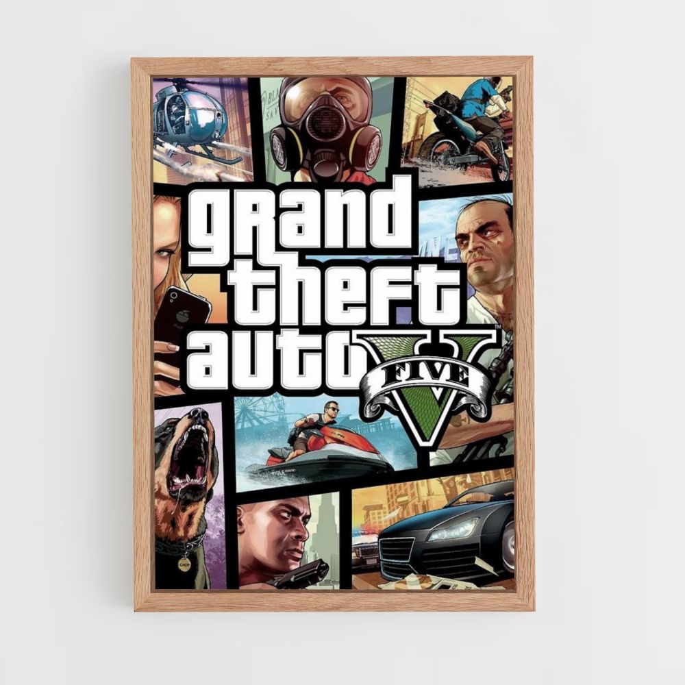 Copertina del poster di GTA V