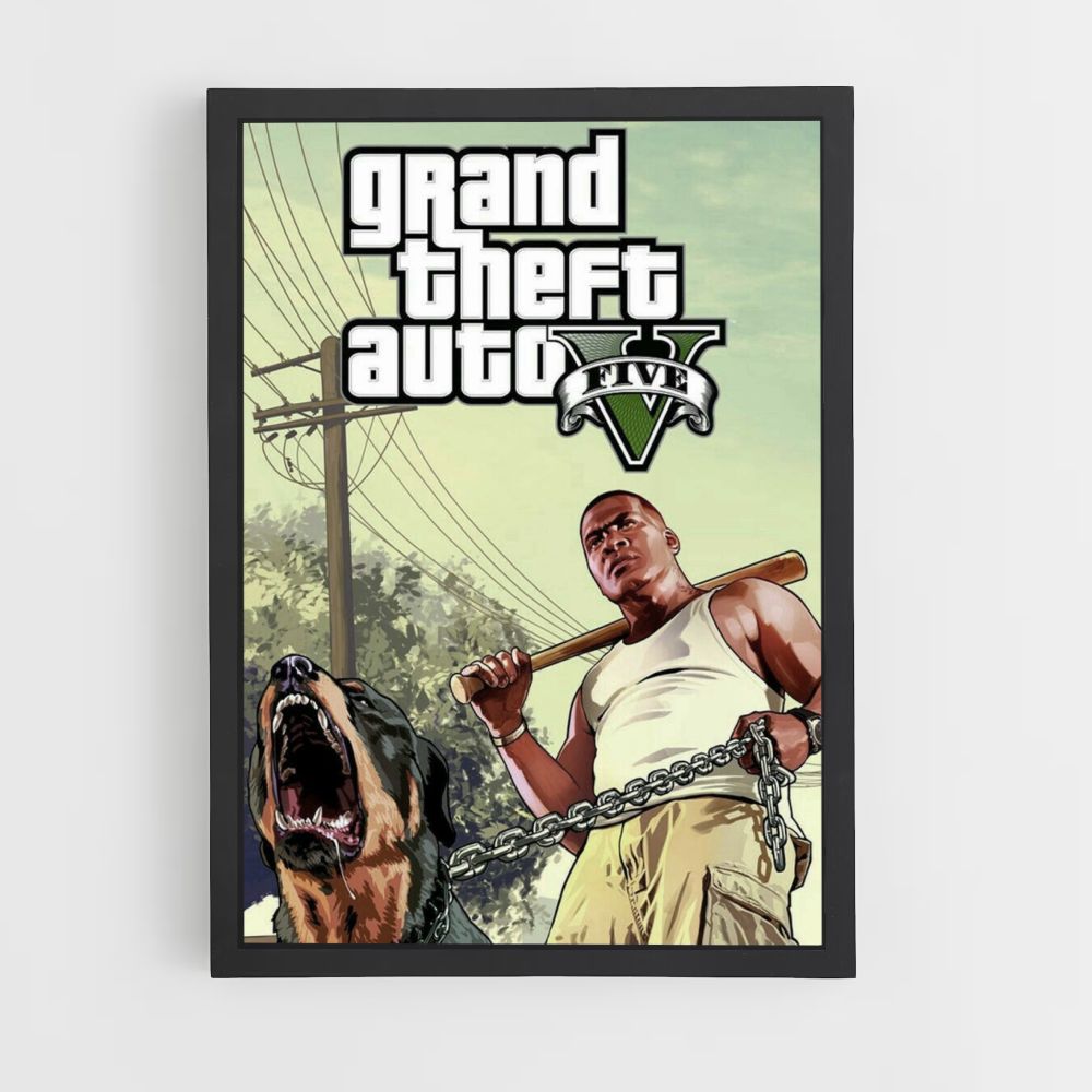 Poster GTA V Cane