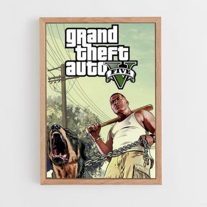 Poster GTA V Cane