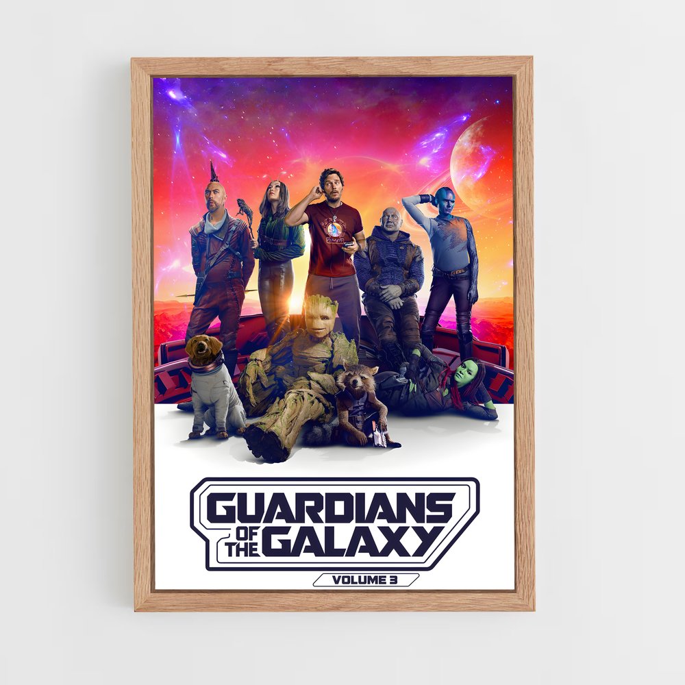 guardian-of-the-galaxy-10 cadre Bois clair