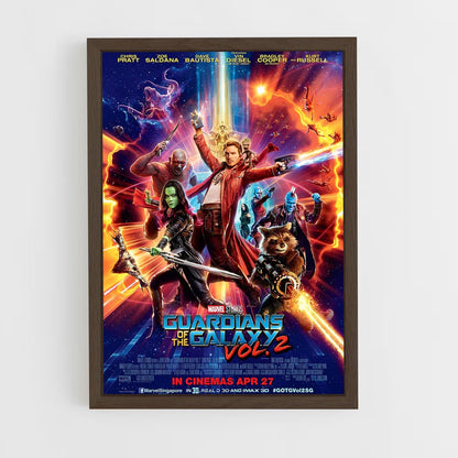 guardian-of-the-galaxy-12 cadre Bois foncé