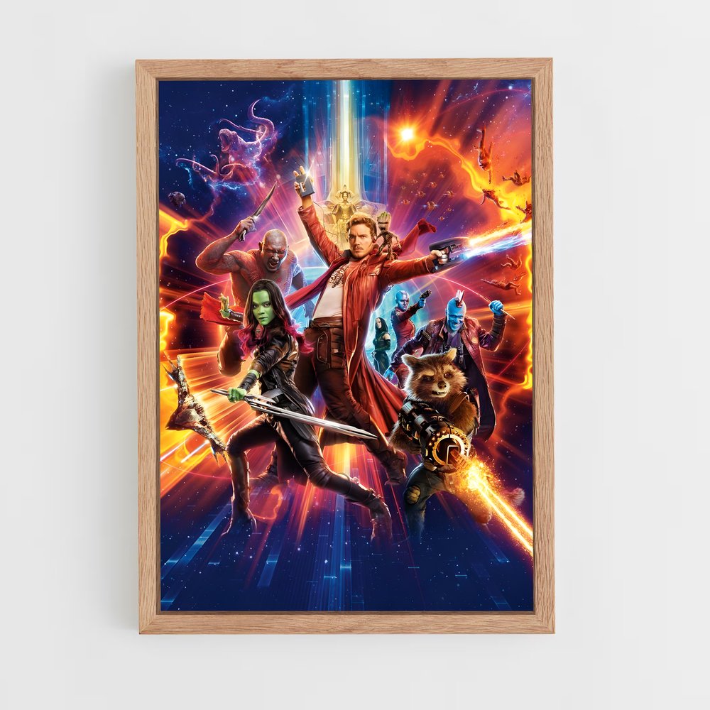 guardian-of-the-galaxy-6 cadre Bois clair