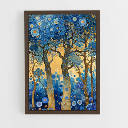 gustav-klimt-3 cadre Bois foncé