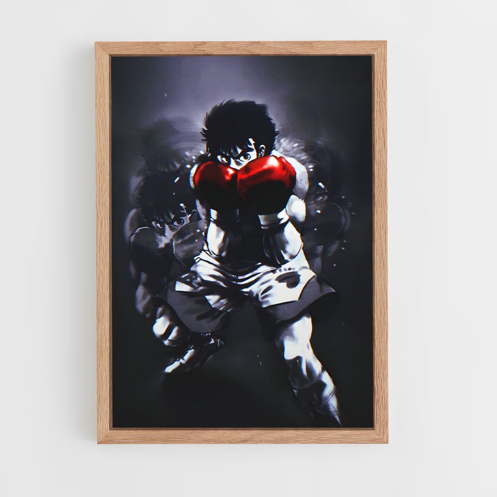 hajime-no-ippo-13 cadre Bois clair