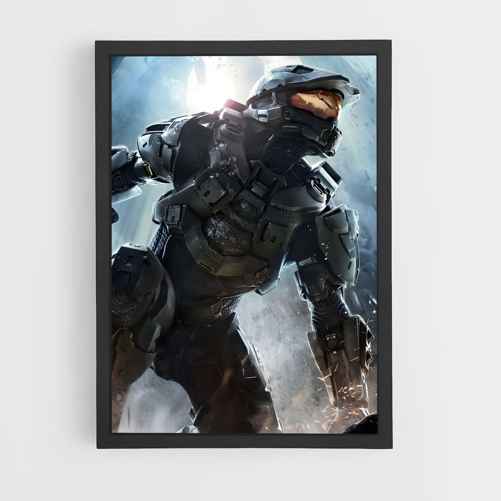 halo-4 cadre Noir