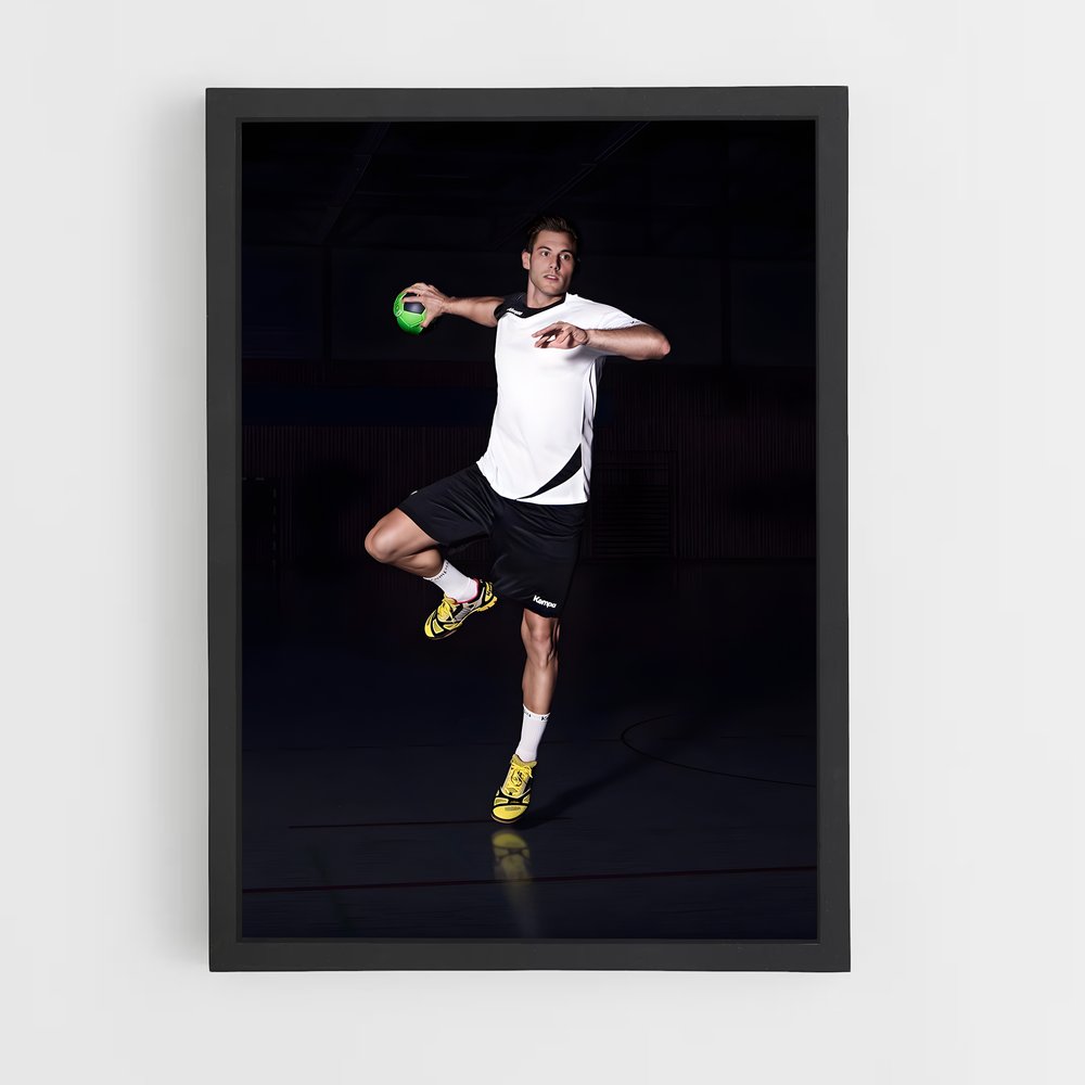 handball-3 cadre Noir