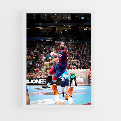 handball-6 cadre Blanc