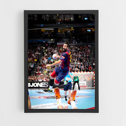 handball-6 cadre Noir