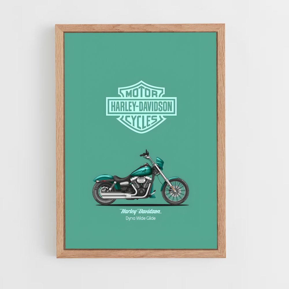 harley-davidson-1 cadre Bois clair