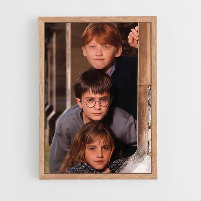 harry-potter-19 cadre Bois clair
