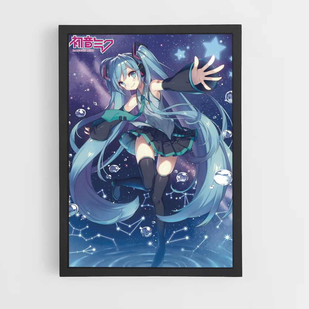 Poster Hatsune Miku Blu