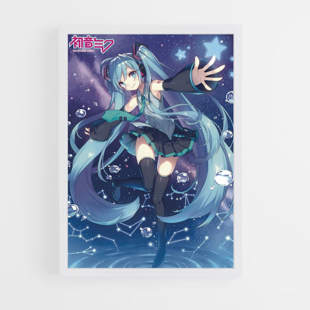 Poster Hatsune Miku Blu