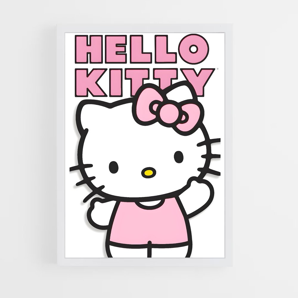 hello-kitty-10 cadre Blanc