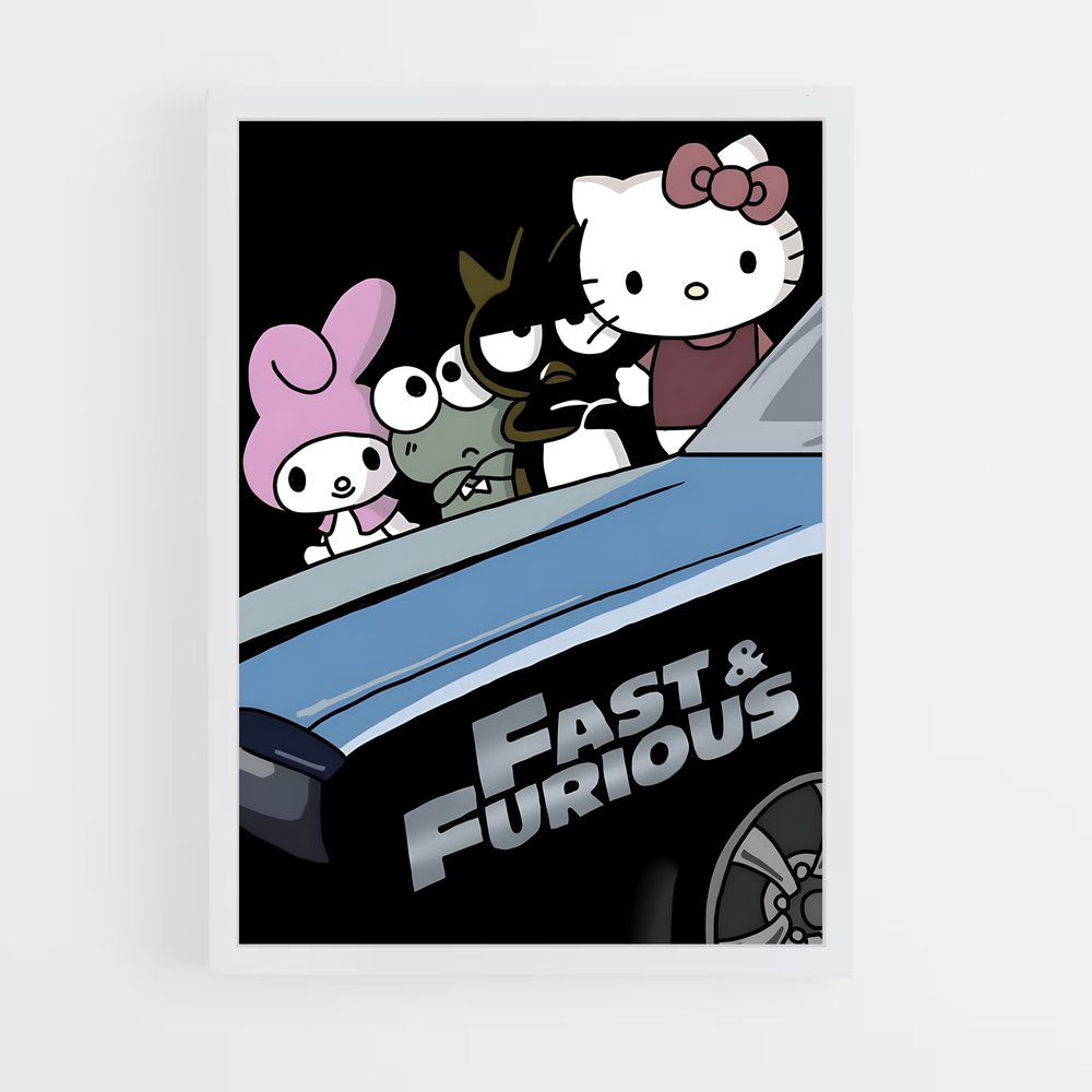 hello-kitty-8 cadre Blanc