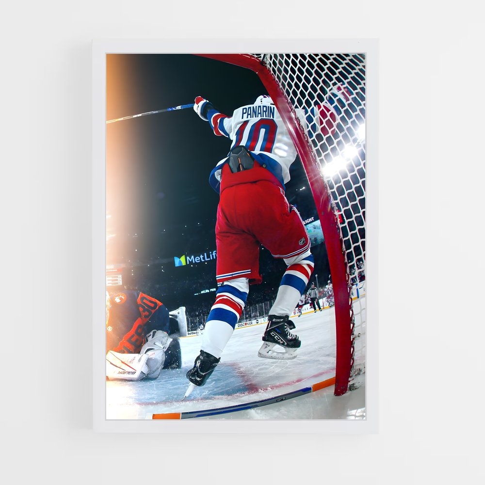 hockey-1 cadre Blanc