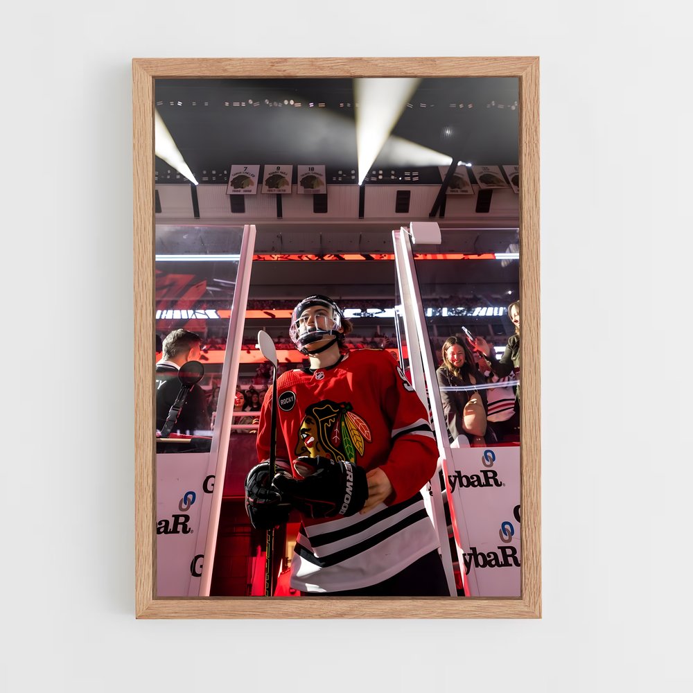 hockey-12 cadre Bois clair