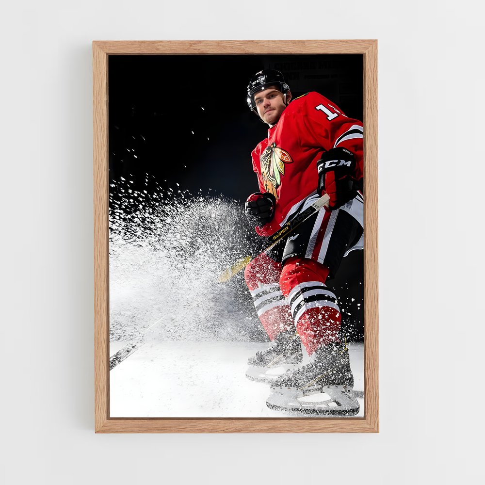 hockey-2 cadre Bois clair