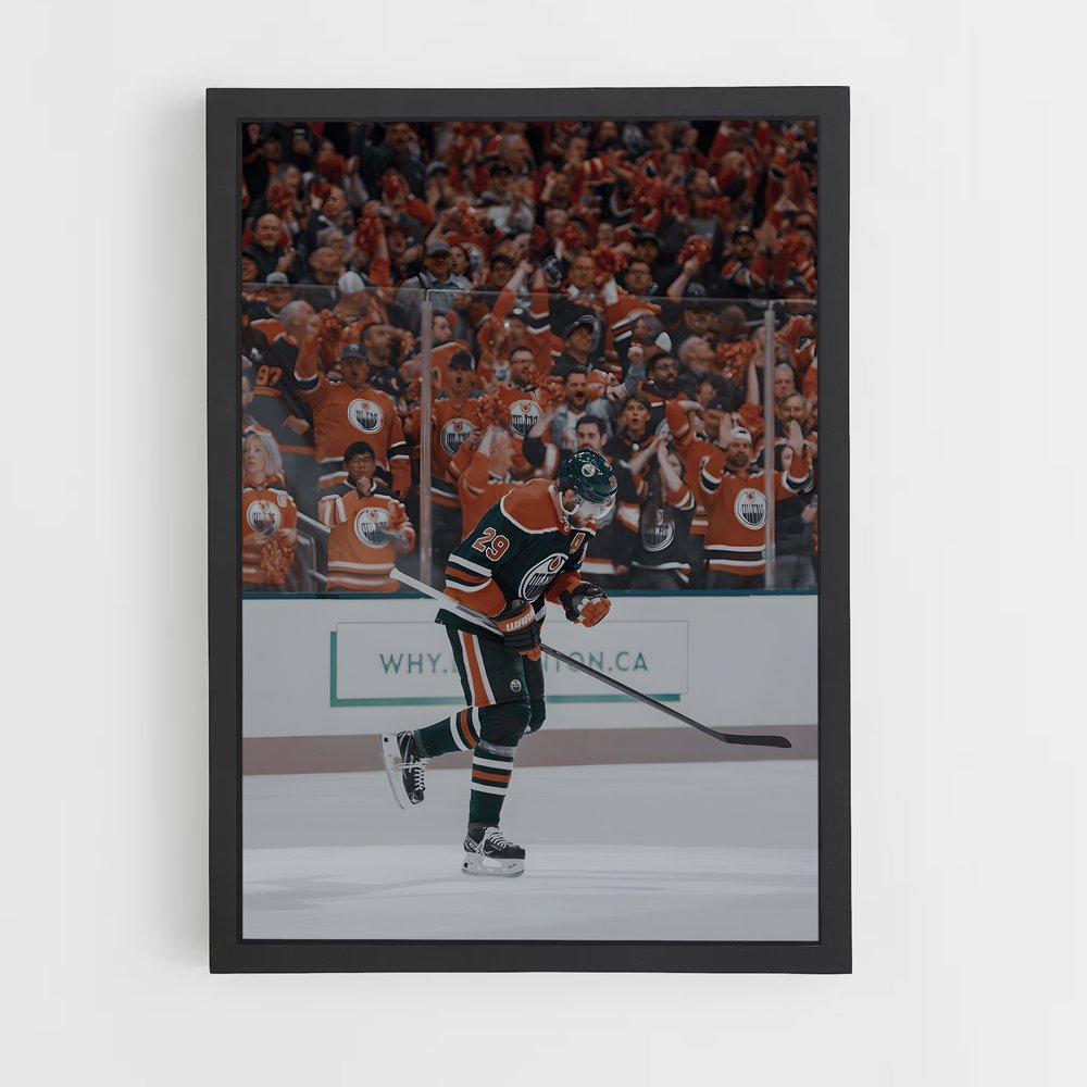 hockey-20 cadre Noir