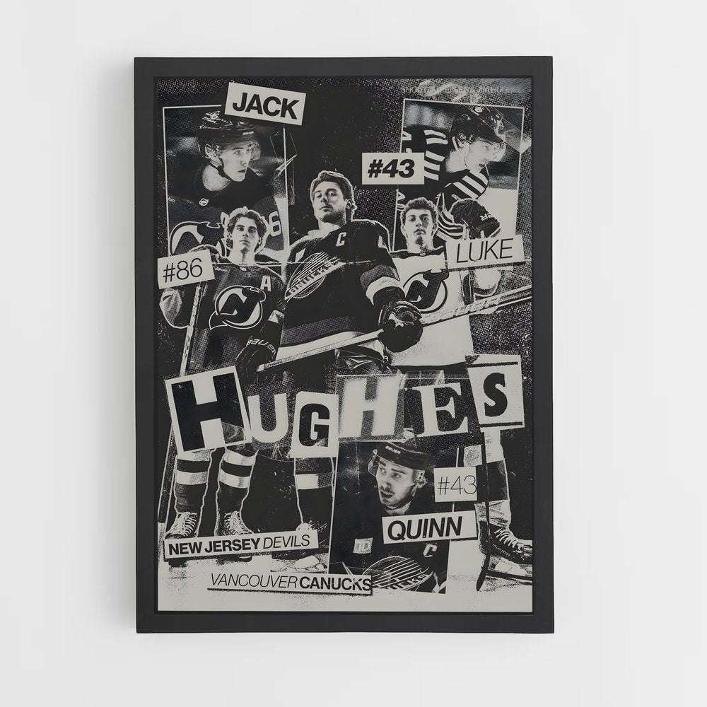 hockey-29 cadre Noir