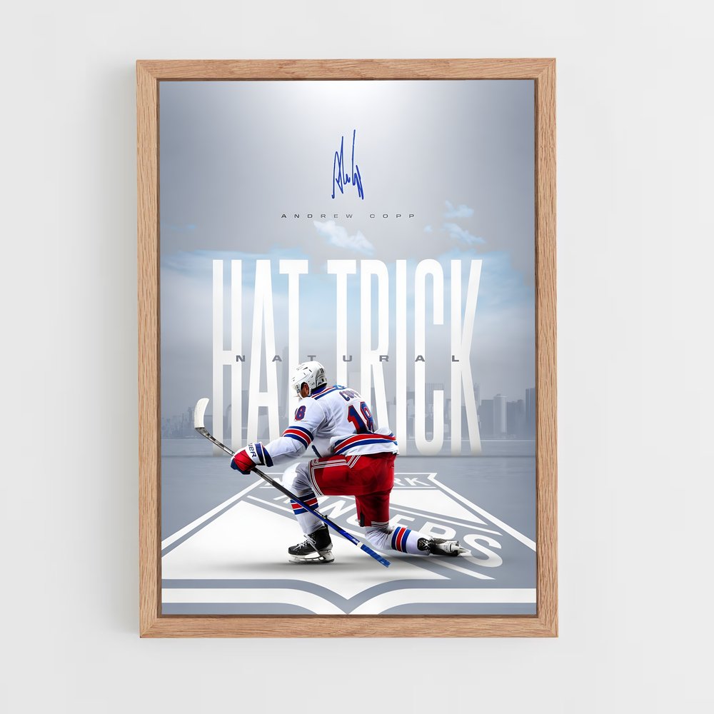 hockey-32 cadre Bois clair
