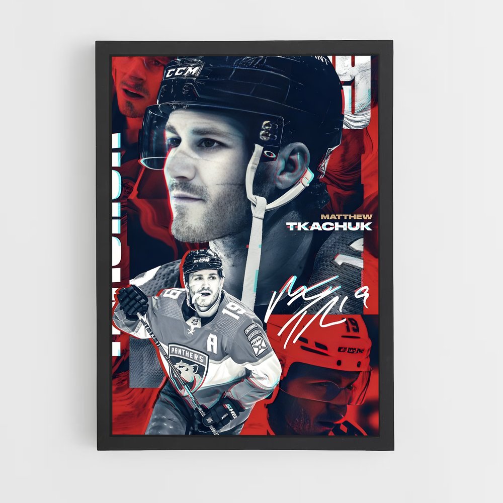 hockey-35 cadre Noir