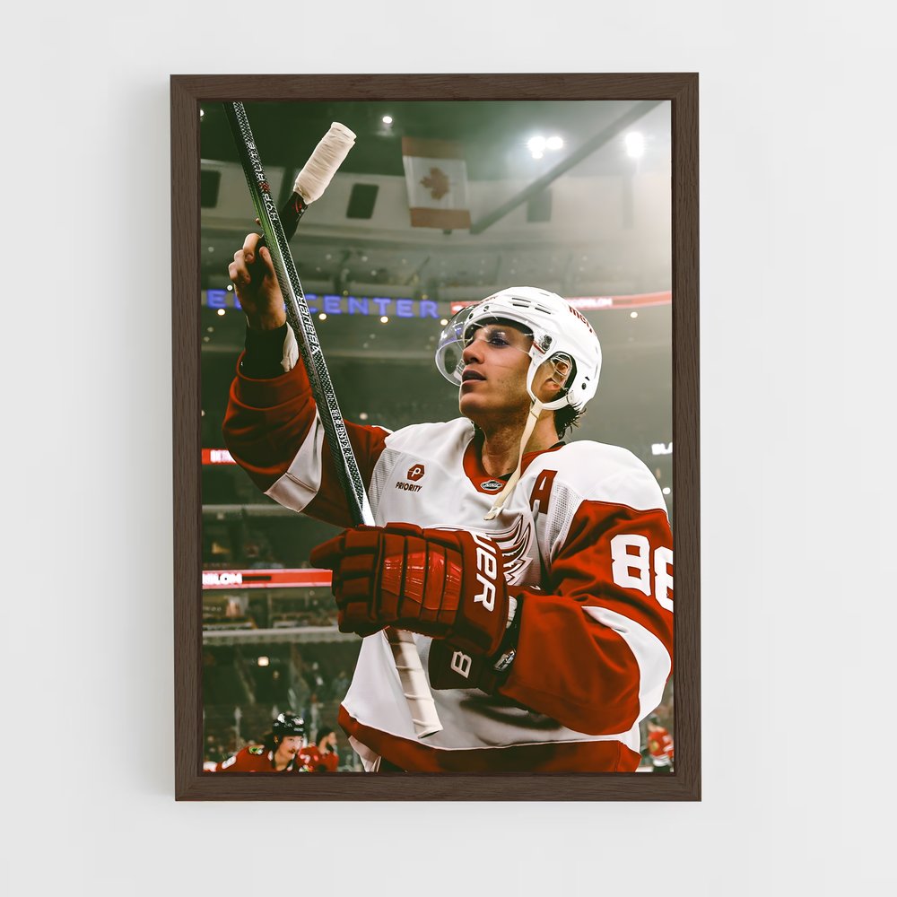 hockey-36 cadre Bois foncé
