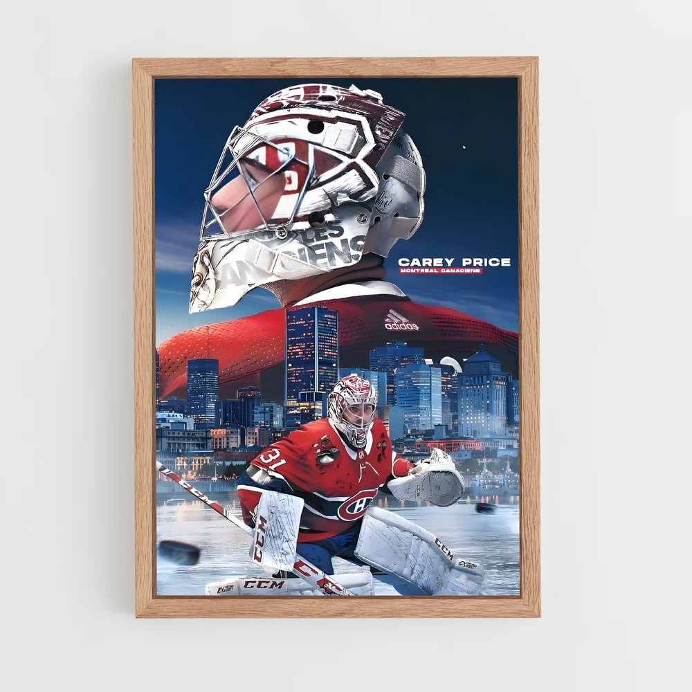 hockey-37 cadre Bois clair