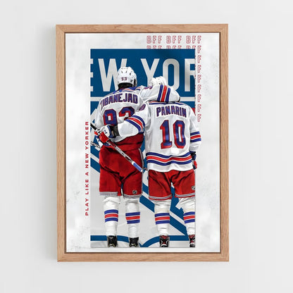 hockey-38 cadre Bois clair