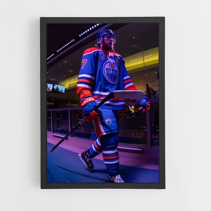hockey-6 cadre Noir