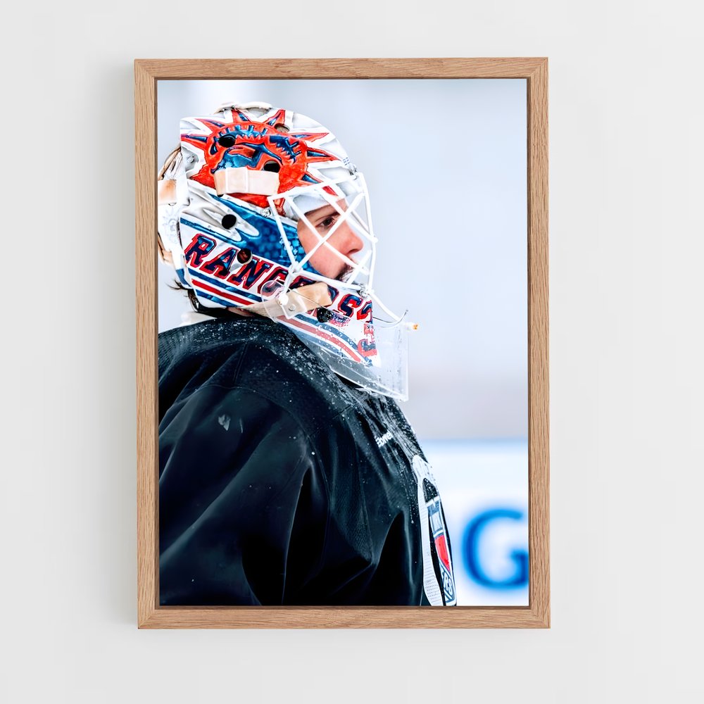 hockey-7 cadre Bois clair