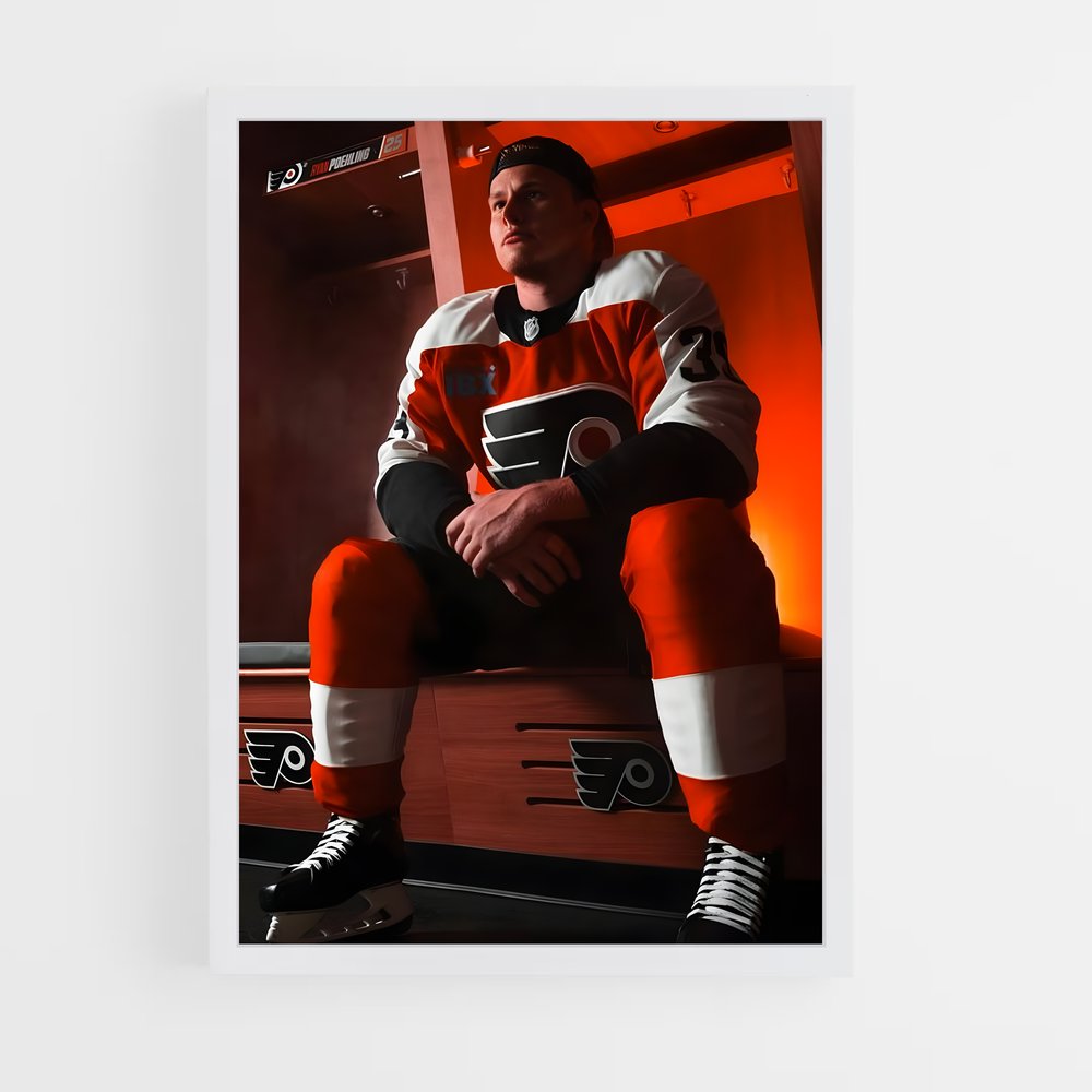 hockey-8 cadre Blanc