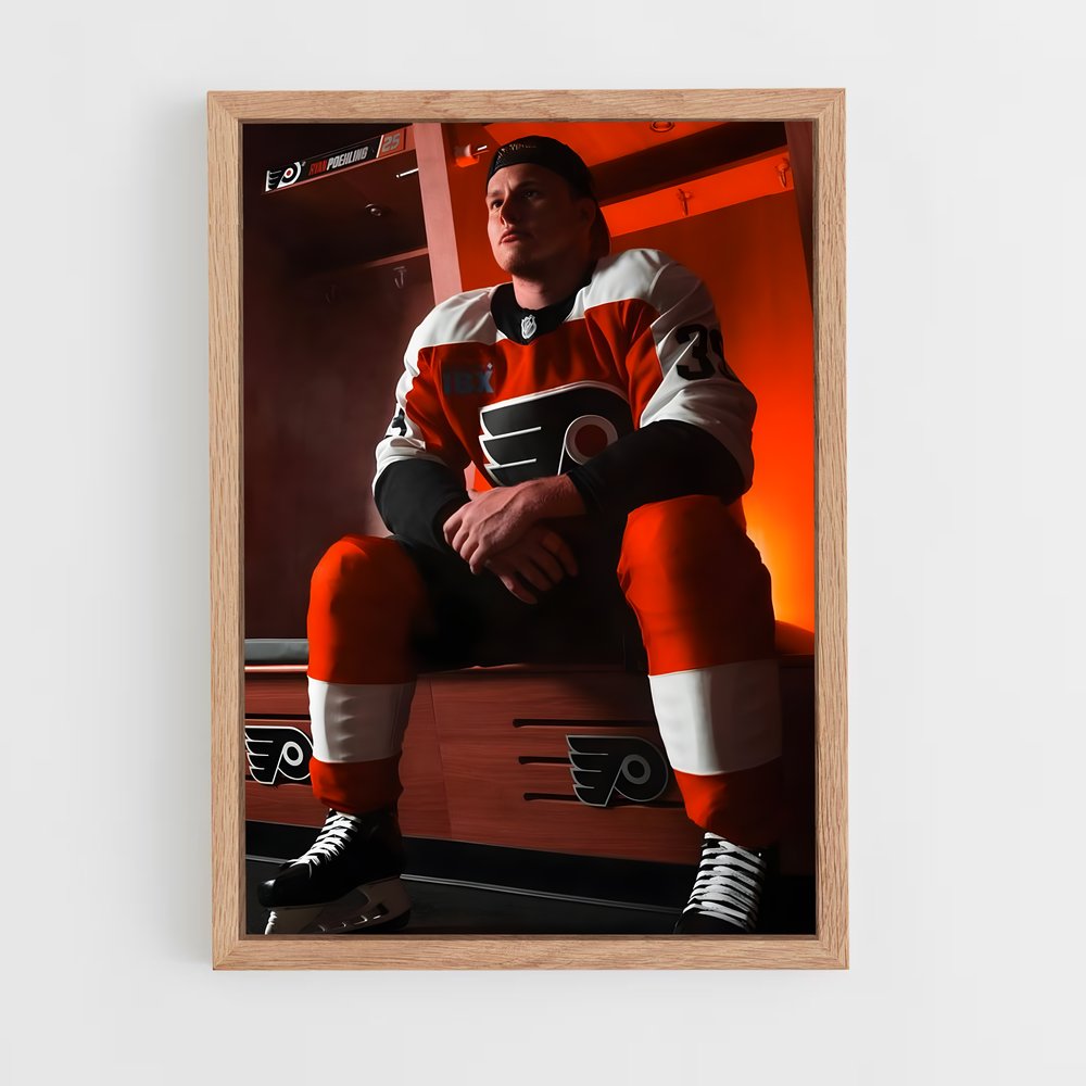 hockey-8 cadre Bois clair