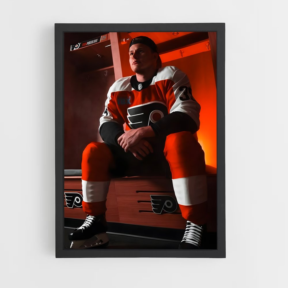 hockey-8 cadre Noir