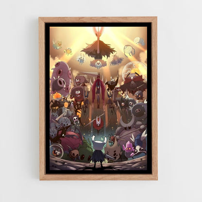 hollow-knight-1 cadre Bois clair