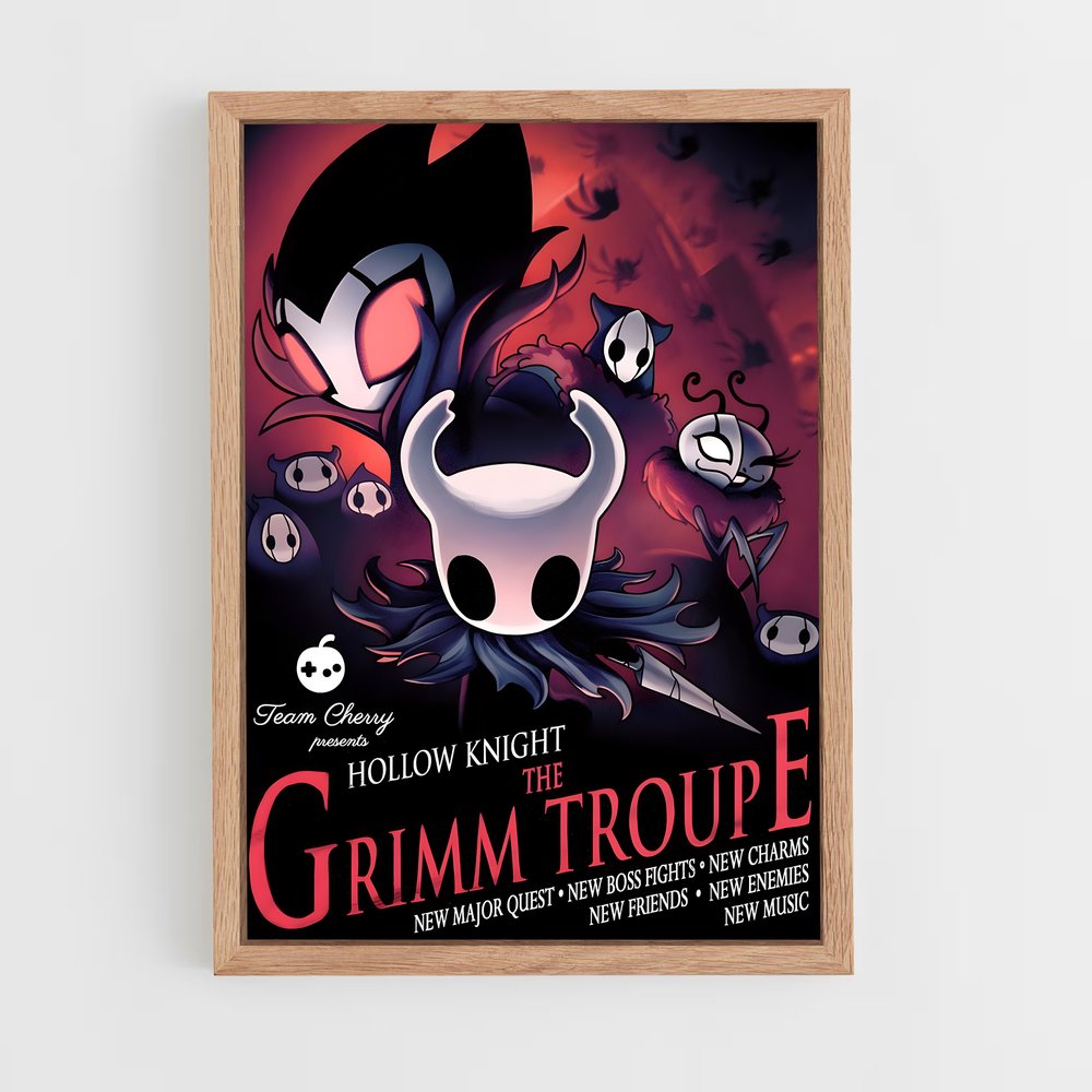 hollow-knight-10 cadre Bois clair