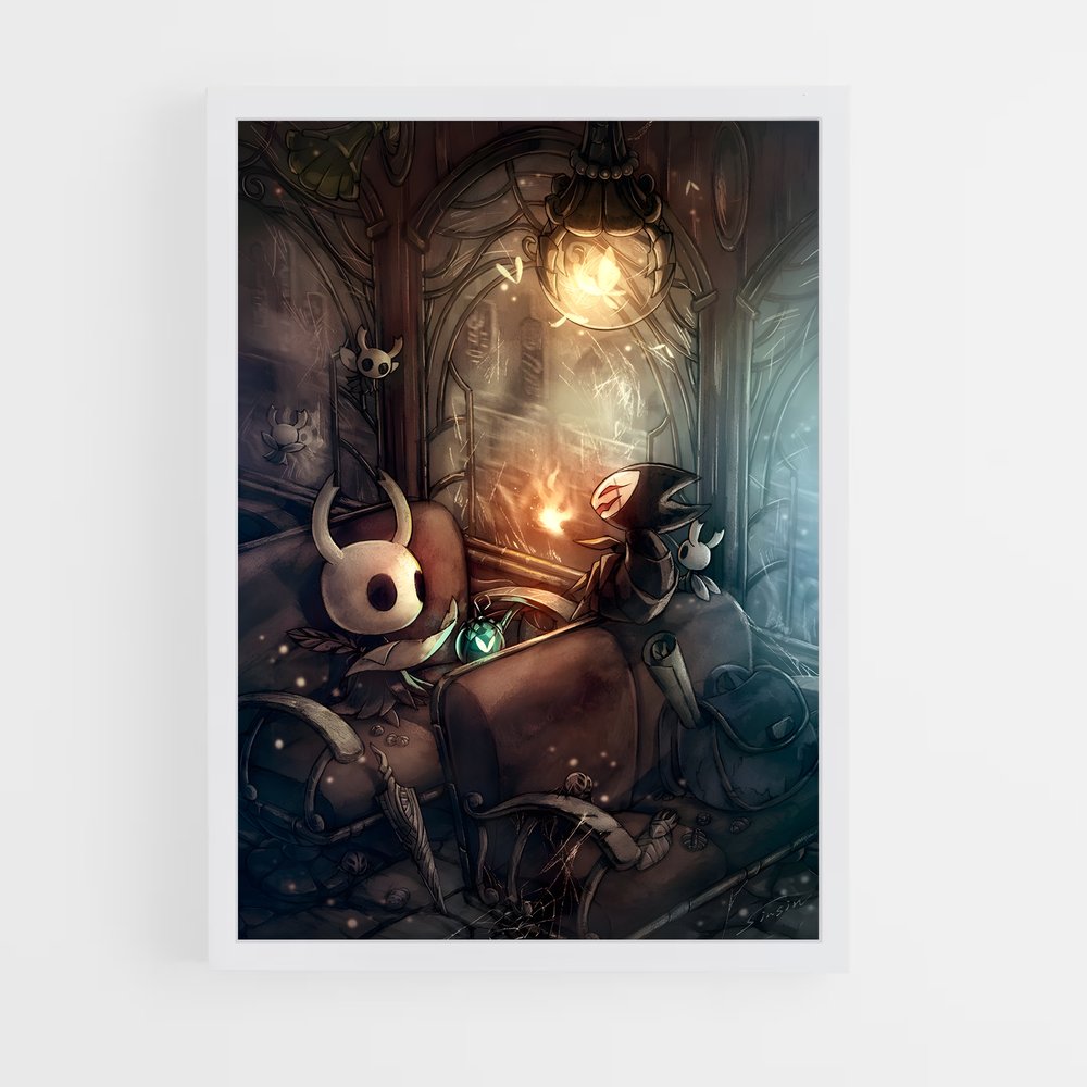 hollow-knight-7 cadre Blanc