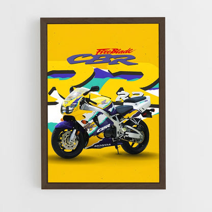 honda-moto-10 cadre Bois foncé