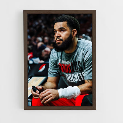 houston-rockets-14 cadre Bois foncé
