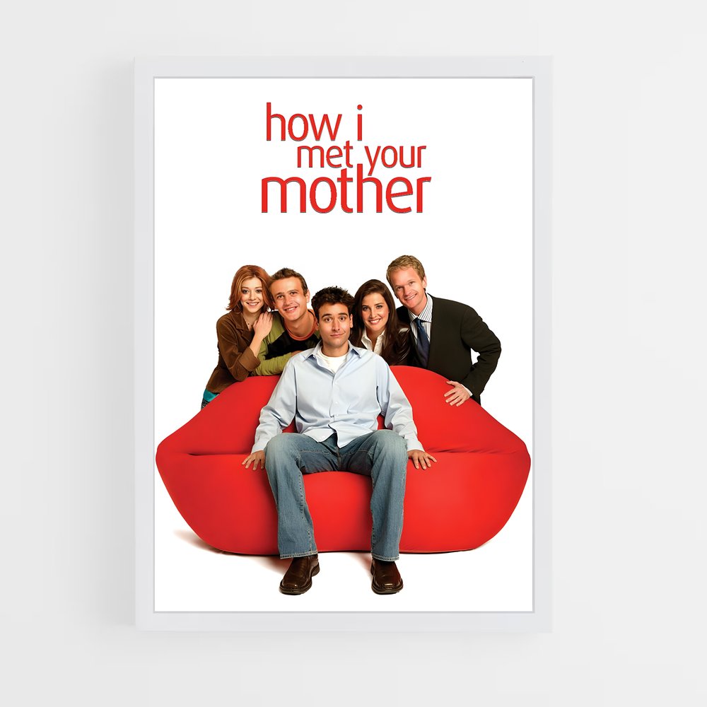 how-i-met-your-mother-7 cadre Blanc